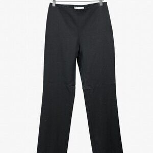 Emporio Armani 2005 Vintage Back-Seam Black Wool Pants